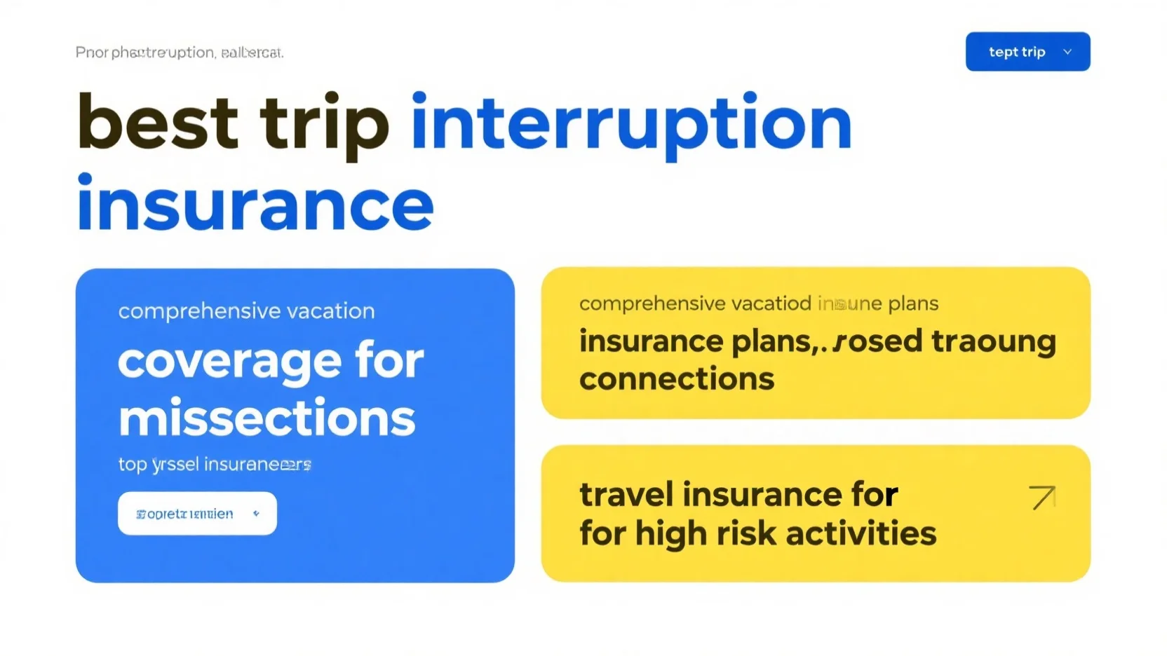 Comprehensive Guide to Best Vacation, Trip Interruption, and High – Risk Activity Travel Insurance